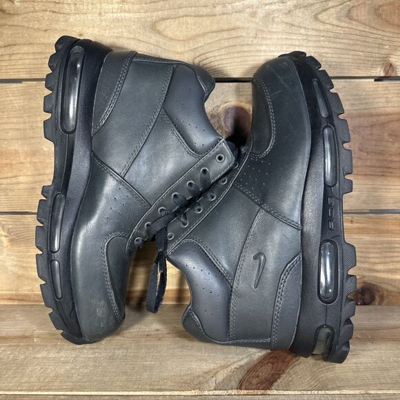 Size 8 Nike Air Max Goadome Anthracite Black Leather Waterproof Boots 865031-018 main image 6